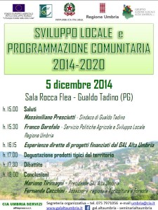 Seminario Sviluppo locale e programmazione comunitaria 2014-20
